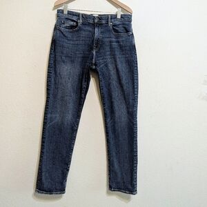 Huckberry Flint and Tinder Athletic Tapered Fit Dark Wash Jeans 34x32 EUC